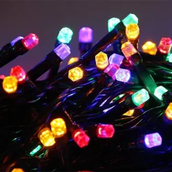 4302/1 Ghirlandă Crystal Multicolor 8m 100LED